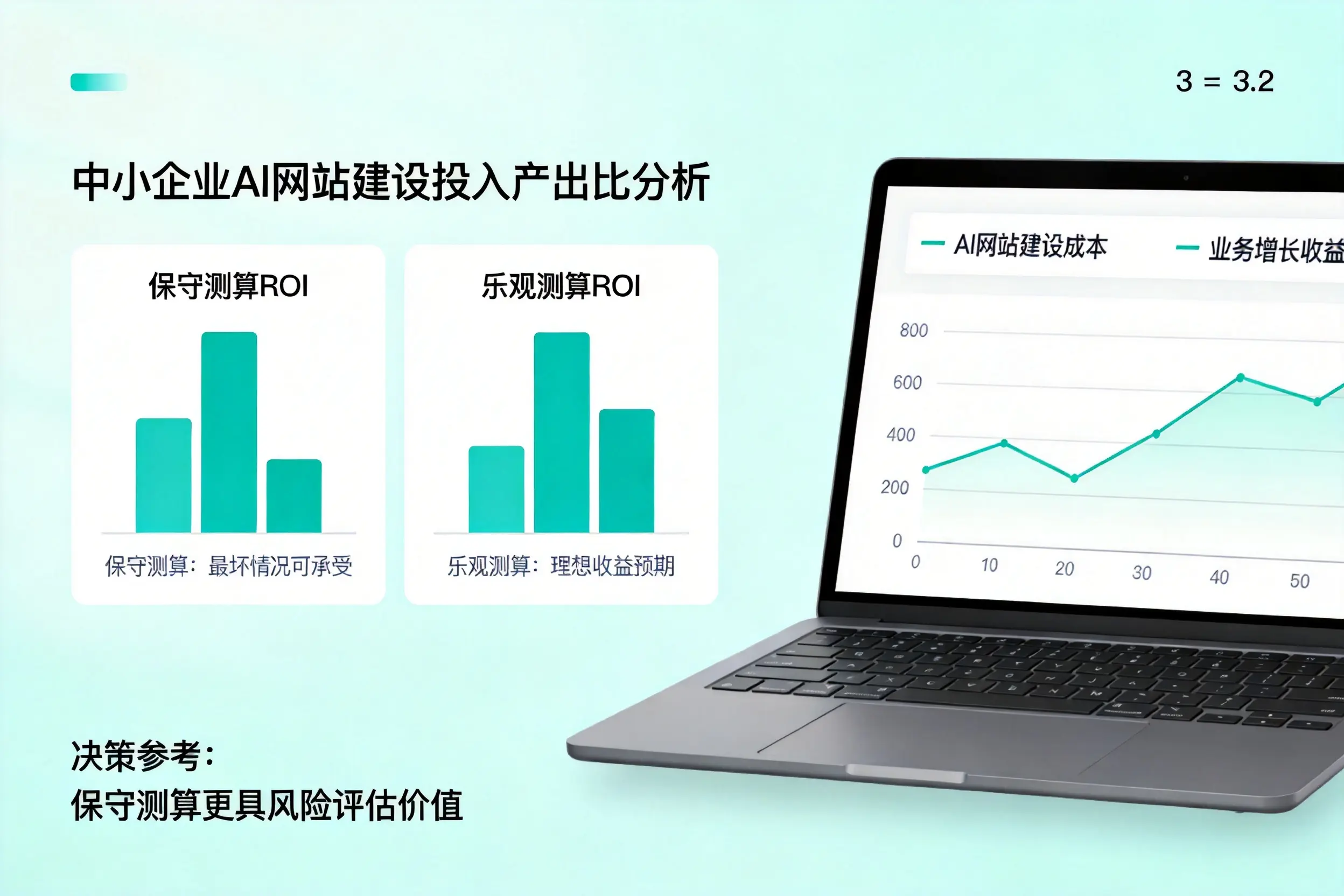 博尔塔拉中小企业AI网站建设投入产出比怎么算?先看这份分析