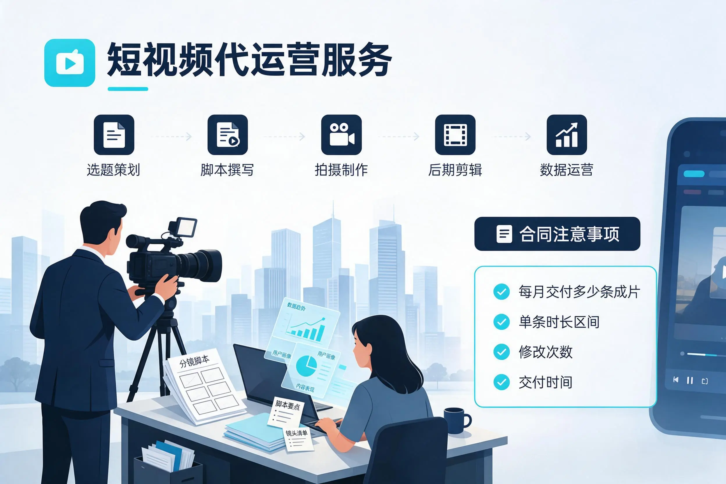 短视频代运营包含哪些服务？博尔塔拉企业常见问题科普