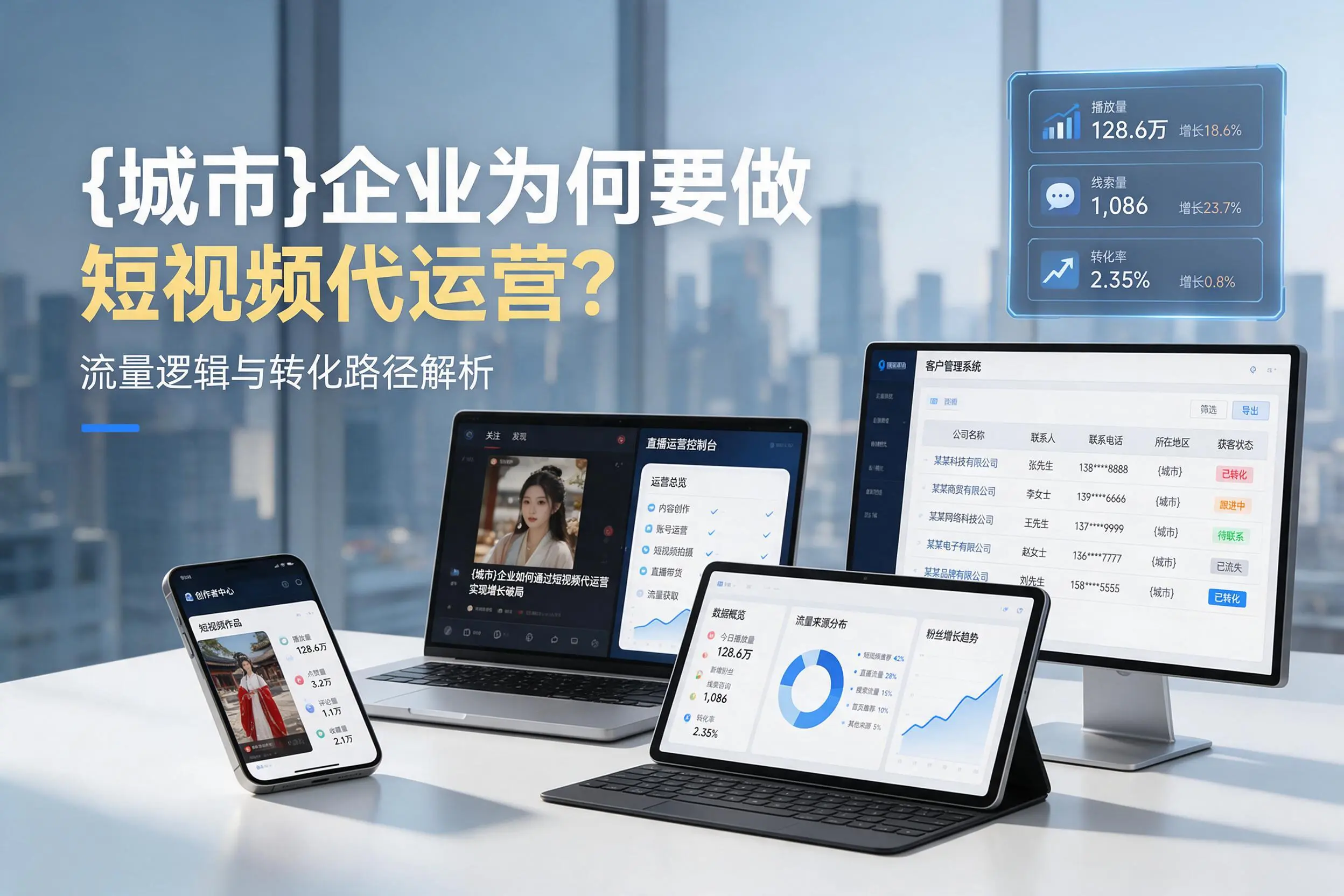 博尔塔拉企业为何要做短视频代运营？流量逻辑与转化路径解析