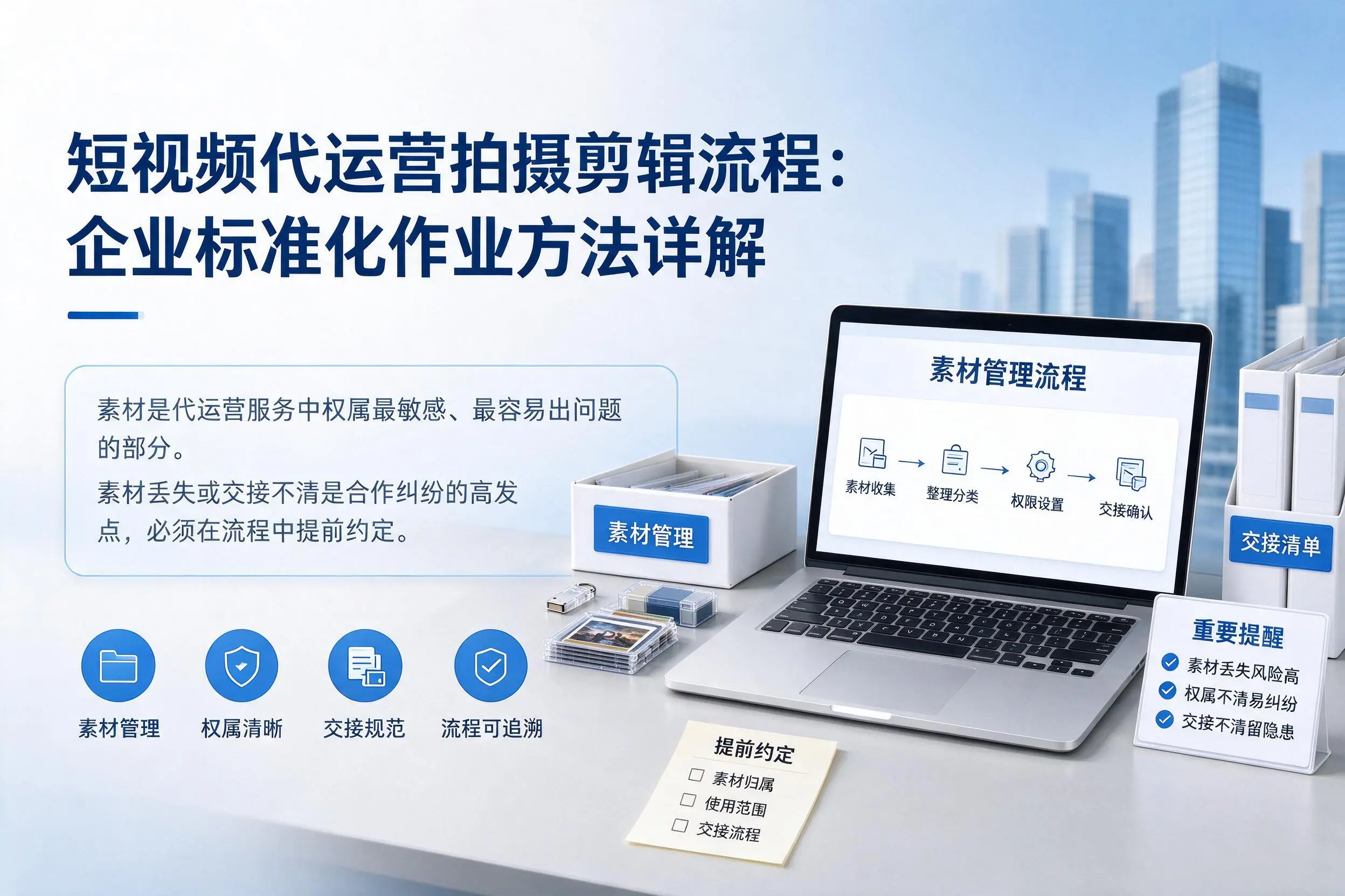 短视频代运营拍摄剪辑流程:博尔塔拉企业标准化作业方法详解