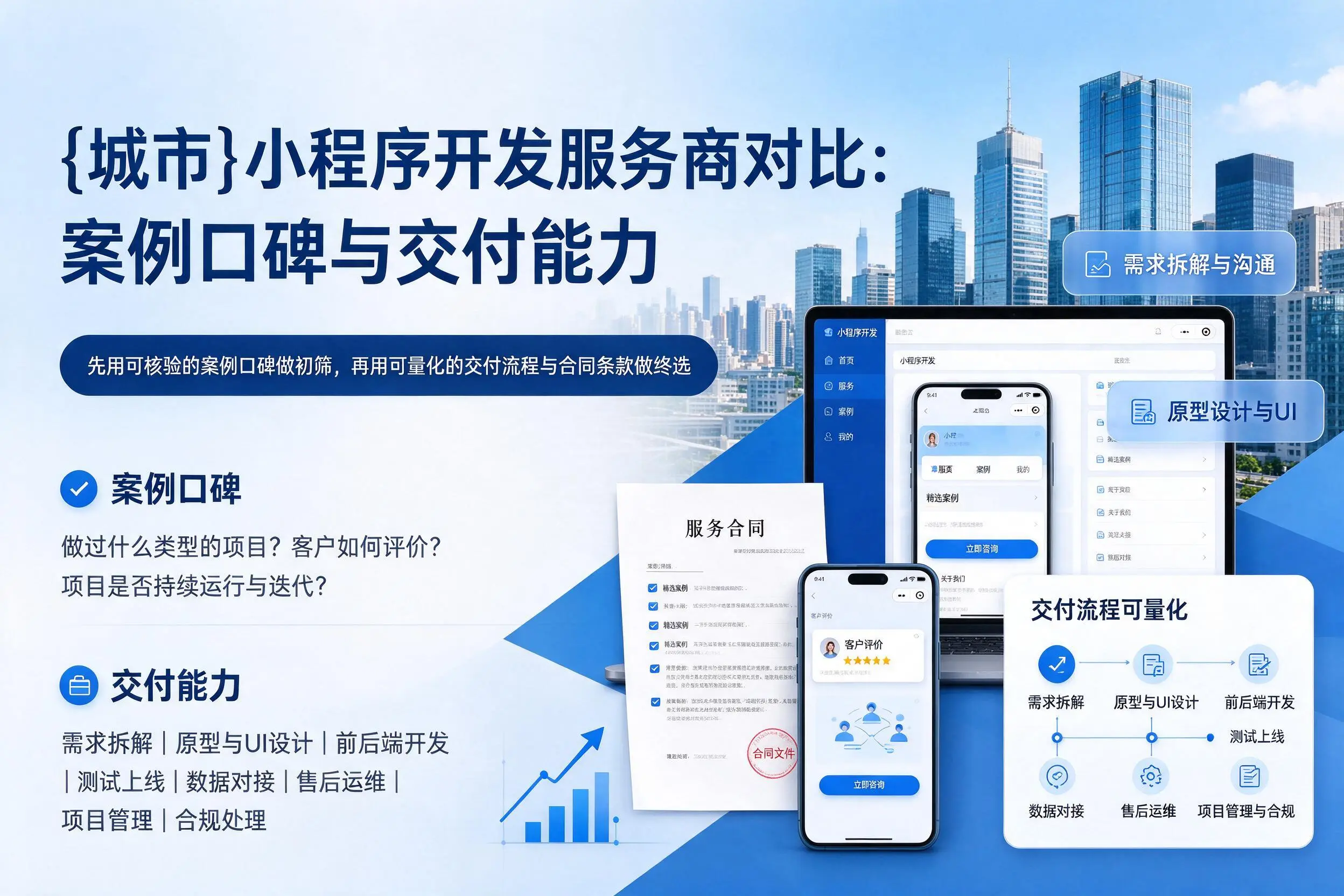 博尔塔拉小程序开发服务商对比：案例口碑与交付能力